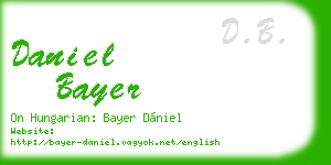 daniel bayer business card